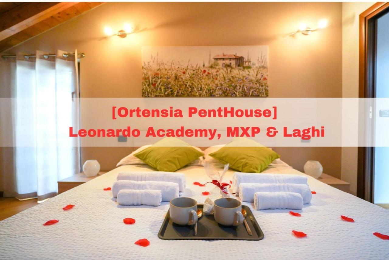 Ortensia Penthouse Leonardo Academy, Mxp & Laghi Sesto Calende Exteriér fotografie